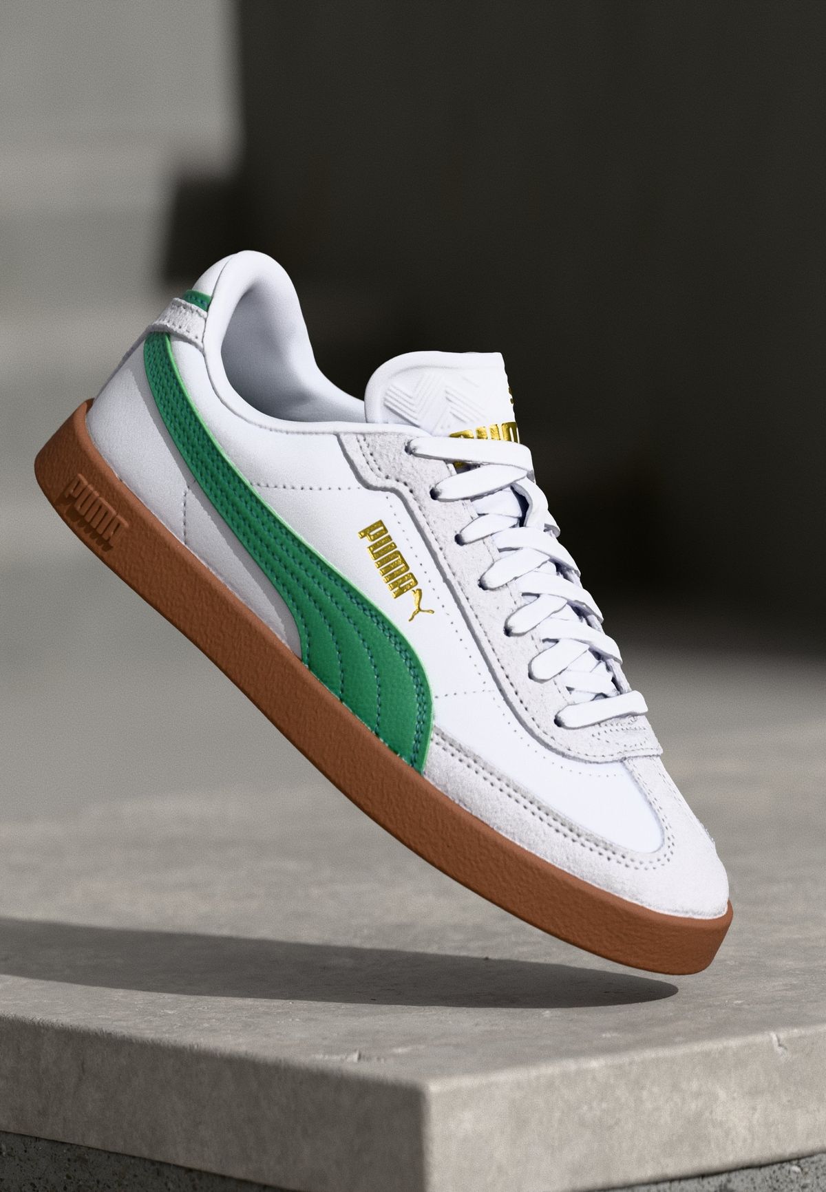 Puma - CLUB II ERA UNISEX - Sneakers - White archive green gum