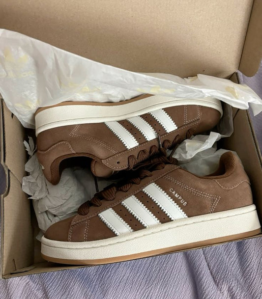 Adidas - Campus Brown White